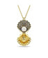 Фото #1 товара Swarovski crystal Swarovski Imitation Pearl, Shell, White, Gold-Tone Idyllia Pendant Necklace