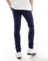 ASOS DESIGN smart super skinny trousers in navy