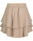 ფოტო #2 პროდუქტის Big Girls Plus Size Uniform Pindot Mesh Ruffle Scooter Skorts