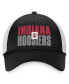 Фото #4 товара Men's Black, White Indiana Hoosiers Stockpile Trucker Snapback Hat