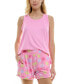 ფოტო #1 პროდუქტის Women's Sleeveless Pajama Tank Top