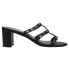 Фото #1 товара VANELi Mayda Womens Black Dress Sandals 305152