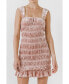 Фото #1 товара Платье женское endless rose Smocked Velvet Mini Dress