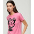 Фото #3 товара SUPERDRY Indigo Workwear Cap Lo-Fi Rock Graphic Fitted short sleeve T-shirt