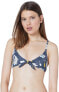 Фото #1 товара RVCA Women's 246056 Rylie Floral Knot Bikini Top Swimwear Size S