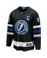 Фото #3 товара Men's Steven Stamkos Black Tampa Bay Lightning Alternate Premier Breakaway Player Jersey