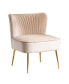 Фото #20 товара 25" Wide Upholstered Tufted Velvet Accent Chair With Metal Leg