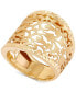 ფოტო #1 პროდუქტის Filigree Openwork Statement Ring in 10k Gold