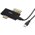 Фото #10 товара Hama 00181018 - MS Duo - MS PRO Duo - MS PRO Duo HS - MicroSD (TransFlash) - MicroSDHC - MicroSDXC - SD - SDHC - SDXC - Black - USB 3.2 Gen 1 (3.1 Gen 1) - 903 mm - 90 mm - 503 mm