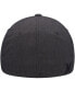 Фото #2 товара Men's Heathered Charcoal Corp Textured Tri-Blend Flex Fit Hat