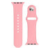 Фото #1 товара Silikonowy pasek do zegarka Apple Watch 2-9/SE 38/40/41mm Silicone Strap APS różowy