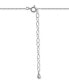 Фото #4 товара Giani Bernini 2-Pc. Set Cubic Zirconia Pavé Moon & Solitaire Pendant Necklaces, Created for Macy's