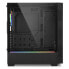 Sharkoon RGB LIT 100 - Midi Tower - PC - Black - ATX - micro ATX - Mini-ITX - Blue - Green - Red - Case fans - Front