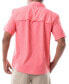 Фото #2 товара Men's Short Sleeve Heathered Fishing Shirt