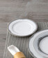 Фото #6 товара Laurelvale 4 Piece Bread Butter or Appetizer Plates Butter or Appetizer Plate Set, Service for 4