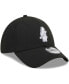 Фото #4 товара Men's Black Chicago Cubs Logo 39THIRTY Flex Hat