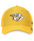 Men's Gold Nashville Predators Authentic Pro Rink Flex Hat