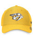 Фото #4 товара Men's Gold Nashville Predators Authentic Pro Rink Flex Hat