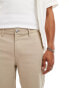 ADPT wide fit carpenter twill trouser in beige