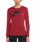 Nike 289329 Women's Sportswear Essential Cotton Logo Top Size S