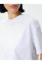 Kadın T-shirt Beyaz 4sak50014ek