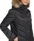 ფოტო #6 პროდუქტის Women's Faux-Fur-Trim Hooded Puffer Coat