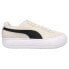 Фото #1 товара Puma Suede Mayu Perforated Platform Womens Size 9.5 D Sneakers Casual Shoes 380