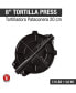 8" Cast Iron Tortilla Press & Pataconera
