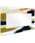 Фото #4 товара "Sunder Ii" Rectangular Beveled Mirror on Free Floating Printed Tempered Art Glass, 72" x 36" x 0.4"