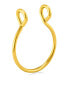 Фото #1 товара VSE6016G-PET Steel Gold Plated Fake Nose Ring (Septum)