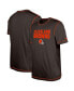 Фото #1 товара Футболка мужская New Era Cleveland Browns коричневая с принтом Puff на груди "Third Down"