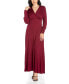 Фото #1 товара Women's Formal Long Sleeve Maxi Dress