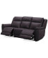 Фото #3 товара Addyson 88" 3-Pc. Leather Sofa with 2 Zero Gravity Recliners with Power Headrests & 1 Armless Chair, Created for Macy's