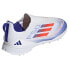 ADIDAS F50 League Laceless TF football boots Ftwr White / Solar Red / Lucid Blue, 34 - фото #6