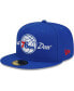 ფოტო #2 პროდუქტის Men's x Just Don Royal Philadelphia 76ers 59FIFTY Fitted Hat