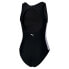 Puma 1Pc T7 High Neck Swimsuit Womens Black Casual Athletic 85925301