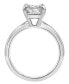 Certified Lab Grown Diamond Radiant-Cut Solitaire Engagement Ring (3 ct. t.w.) in 14k Gold