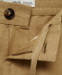 ფოტო #6 პროდუქტის Men's Cotton-Linen Cargo Pants