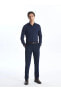 Фото #2 товара Рубашка LC WAIKIKI Formal Slim Fit армюр для мужчин