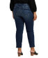Фото #2 товара Plus Size Infinite Fit ONE SIZE FITS THREE High Rise Straight Leg Jeans