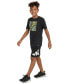 Big Boys Warp Wall Graphic T-Shirt Black W Green, S (8) - фото #3