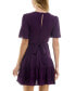 Фото #2 товара Juniors' V-Neck Ruffled Dress