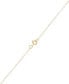 ფოტო #4 პროდუქტის Crystal Cross 18" Pendant Necklace in 10k Gold