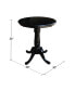 30" Round Top Pedestal Table- 34.9"H