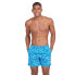 Фото #1 товара Плавательные шорты Zoggs 16´´ Синие со слева и право от цветочного и листового дизайна Ecodura™ из переработанного полиэстера 100% размера S.