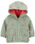 Baby Floral Print Hooded Jacket 18M