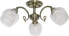 Фото #1 товара Lampa sufitowa Mdeco Vintage lampa sufitowa ELM9150/3 21QG flowers mosiądz