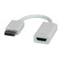 Фото #2 товара ROLINE DisplayPort-HDMI Adapter - DP M - HDMI F - 0.15 m - DisplayPort - HDMI Type A (Standard) - Male - Female - White