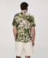 Фото #6 товара Men's Flowy Hawaiian Print Shirt