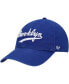 Фото #3 товара Men's Royal Brooklyn Dodgers Logo Cooperstown Collection Clean Up Adjustable Hat